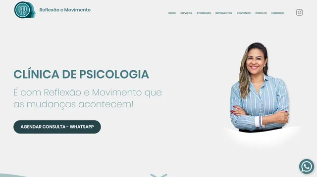 Site Reflexão e Movimento